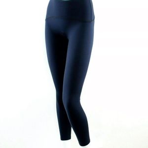 Spanx Hem Slit Leggings S/P Lapis Night NWT